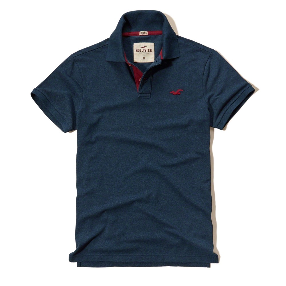 Polo Hollister homme stretch